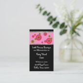Whimsical Flower Business Cards (Standing Front)