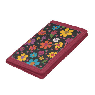 Whimsical Flower Design Wallet