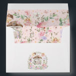Whimsical Flower Fairy Garden Return Address Envelope<br><div class="desc">These pretty envelopes feature a group of cute and playful fairies gathered around a charming mushroom house</div>