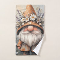 Whimsical Flower Gnome: Adorable Watercolor Art