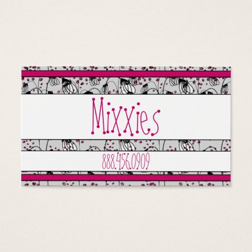Whimsical Flowers Business Cards