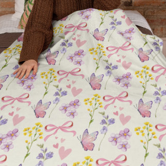 Whimsical Flowers Duvet Cover