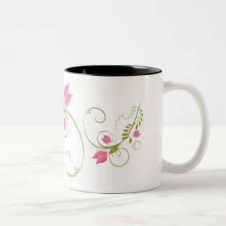 Whimsical Flowers Mug Design