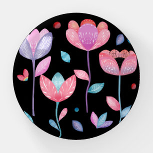 Whimsical Flowers  Paperweight