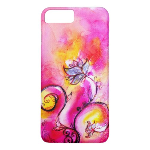 WHIMSICAL FLOWERS pink yellow purple iPhone 8 Plus7 Plus Case