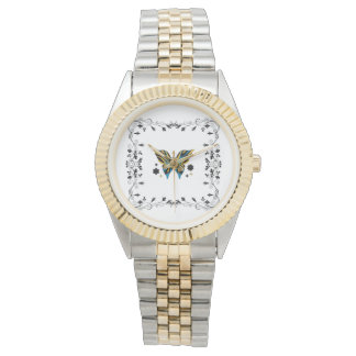 Whimsical Fluttering, Blue Butterfly Magic Watch