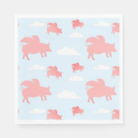 Whimsical Flying Pigs