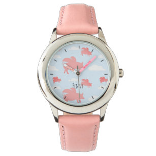 Whimsical Flying Pigs Watch