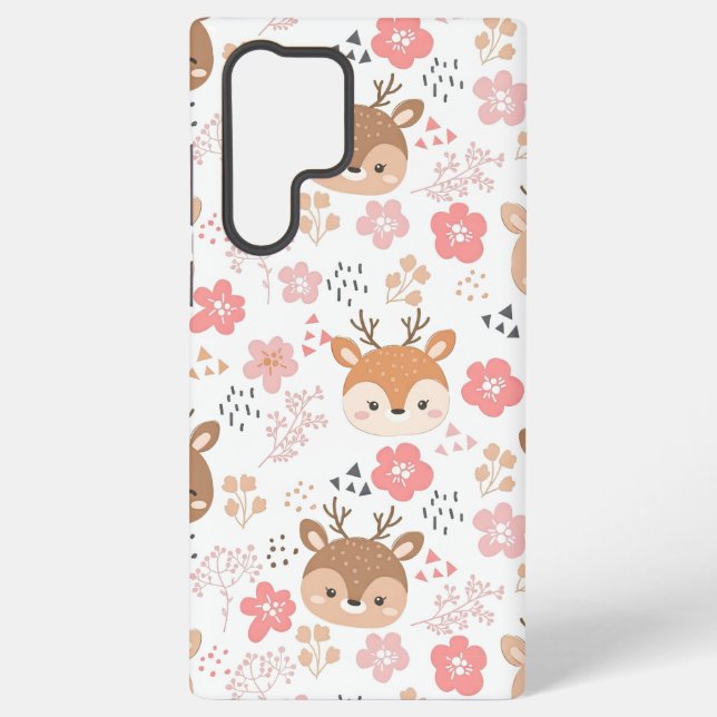 Whimsical Folk Art Hedgehog for Nursery Samsung Galaxy Case (Back)