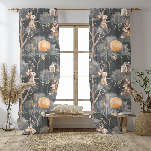  Whimsical Forest Adventure Sheer Curtains (Creator Uploaded)