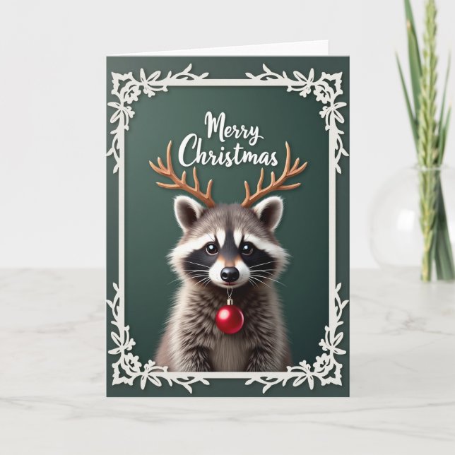 Whimsical Forest Creature Card (Front)