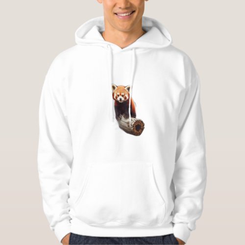 Whimsical Forest Frolic Baby Red Panda T_Shirt De Hoodie