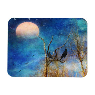 Whimsical Forest Scene Flexible Magnet
