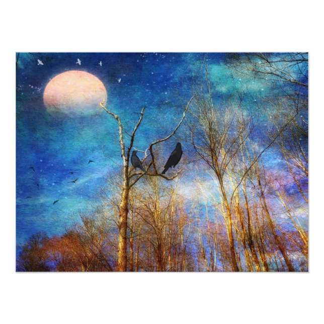 Whimsical Forest Scene Photo Print (Front)