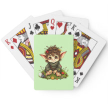 Whimsical Forest Sprite Playing Cards
