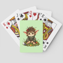 Whimsical Forest Sprite Playing Cards