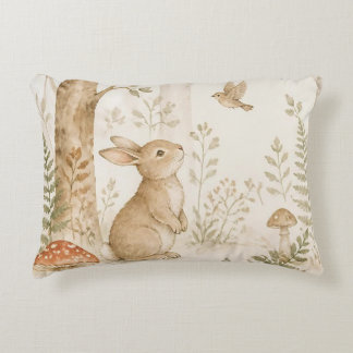Whimsical Forest Woodland Animals Baby Accent Pillow