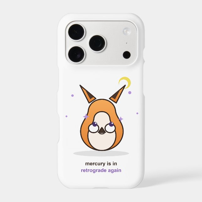 Whimsical Fox Illustration Iphone Case (Back)