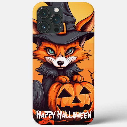 Whimsical Fox Wearing Witchs Hat iPad Smart Cover