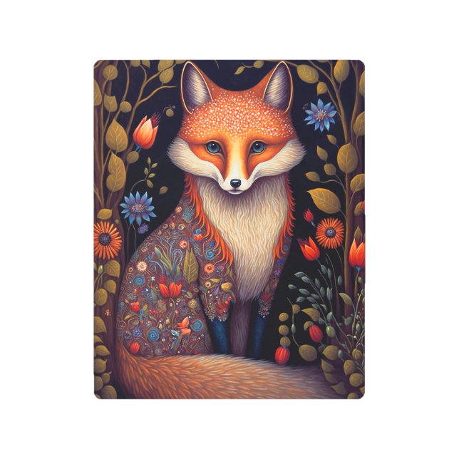 Whimsical Fox Woodland Fantasy Art (Front)