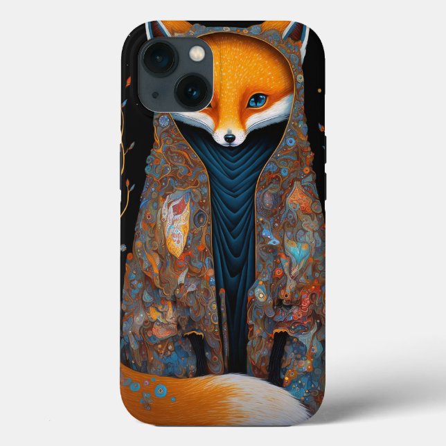 Whimsical Fox Woodland Fantasy Art Case-Mate iPhon iPhone Case (Back)
