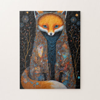 Whimsical Fox Woodland Fantasy Art Jigsaw Puzzle
