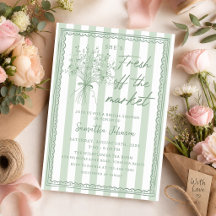 Whimsical Fresh Off the Market Bridal Shower