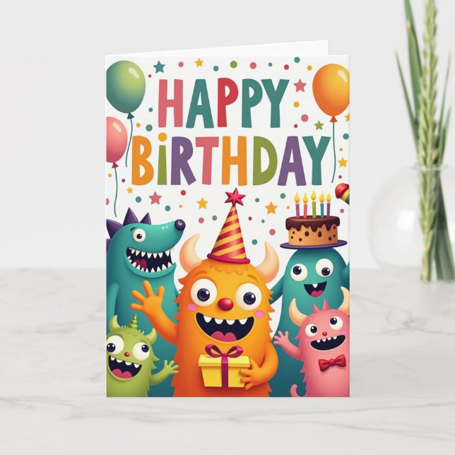 Whimsical Friends Art Card (Front)