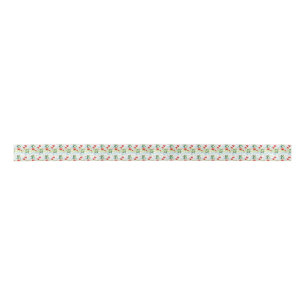 Whimsical Frog heart balloons Satin Ribbon