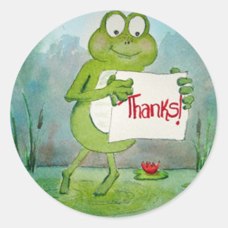 Funny Thank You Stickers | Zazzle