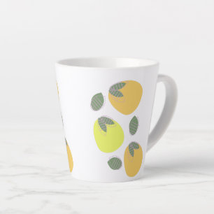 Whimsical Fruit Mango Latte Mug