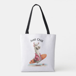 Whimsical Fun Animal Beach Day Tote Bag
