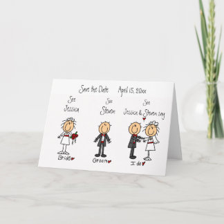 Whimsical Fun Save the Date! Announcement