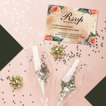 Whimsical Funny Floral Divorce Party RSVP