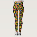 Whimsical Funny Fruit Salad Pattern Leggings<br><div class="desc">Hope you like this fun design. Customize it with your own text too. And check my shop for matching items like tshirts,  towels,  wrapping paper,  cards and more! If you'd like something custom please drop me a note. Thanks for checking out my designs!</div>