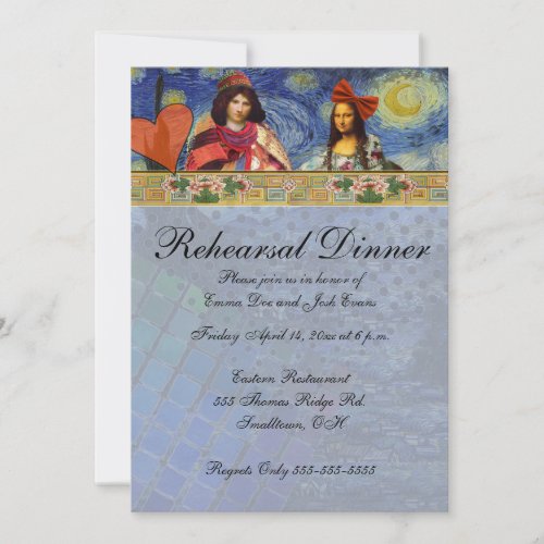 Whimsical Funny Rehearsal dinner Invitation