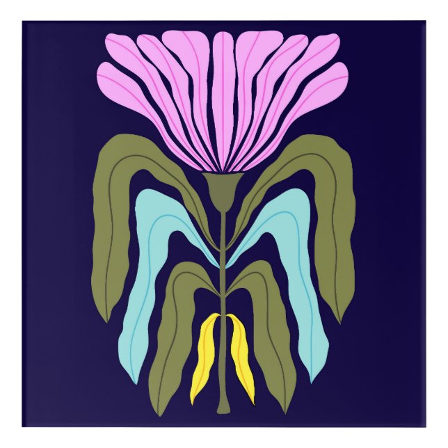 Whimsical Garden Acrylic Print (Front)