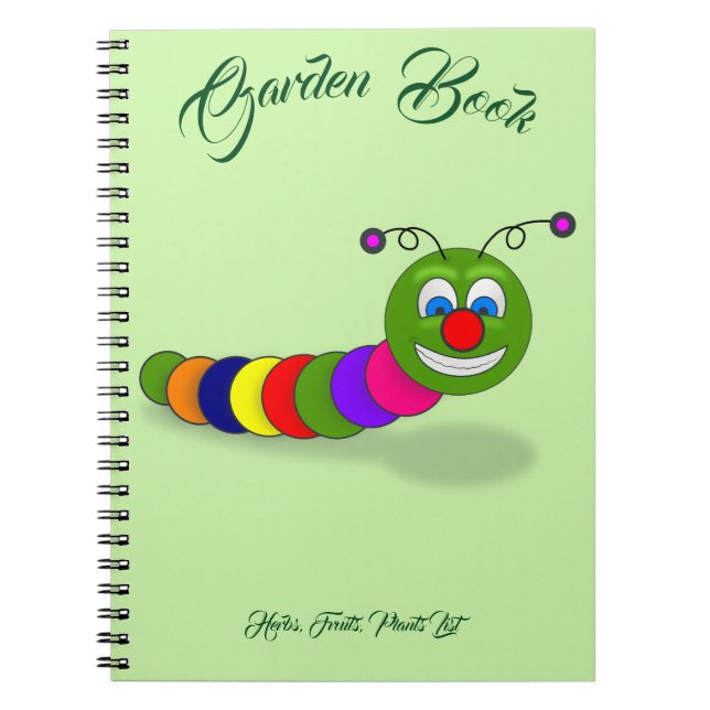 Whimsical Garden Bug Notebook (Front)