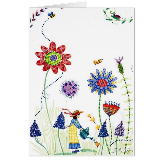 whimsical garden cards (Front)