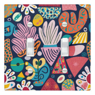 Whimsical Garden Dance Light Switch Cover