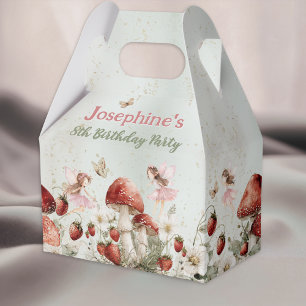 whimsical garden fairies birthday custom favor boxes