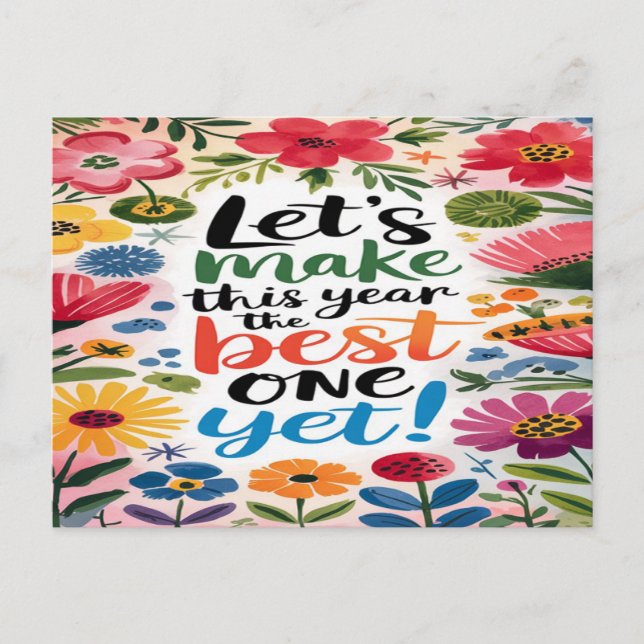 Whimsical Garden Postcard (Front)