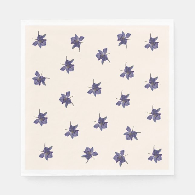 Whimsical Garden Wildflower  Napkins (Front)