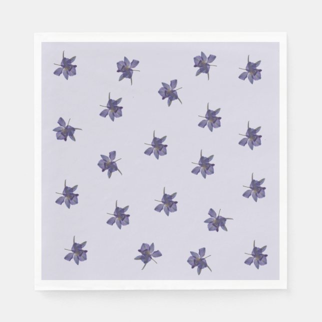 Whimsical Garden Wildflower  Napkins (Front)