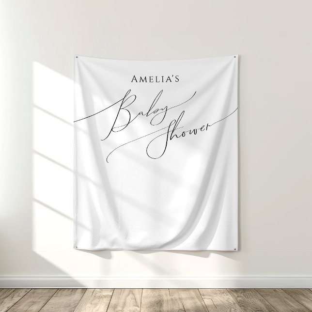 Whimsical Gender Neutral Baby Shower Backdrop (Creator Uploaded)