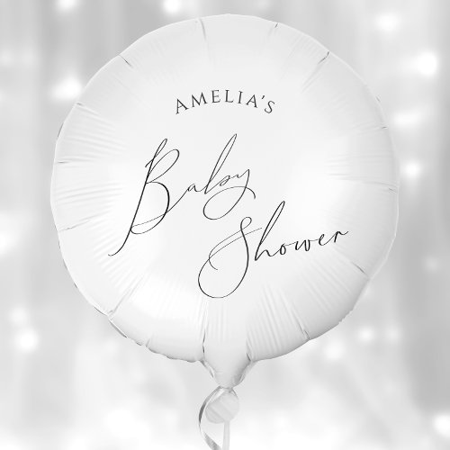 Whimsical Gender Neutral Baby Shower Balloon