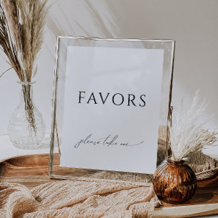 Whimsical Gender Neutral Baby Shower Favors Sign