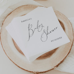 Whimsical Gender Neutral Baby Shower Napkins