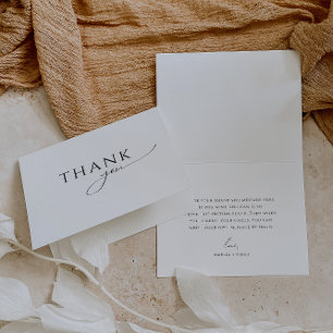 Whimsical Gender Neutral Folded Baby Shower Thank You Card