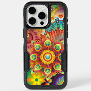 Whimsical Geometric Mandala Design iPhone 15 Pro Max Case